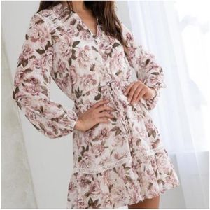 NWOT Boho Floral Dress